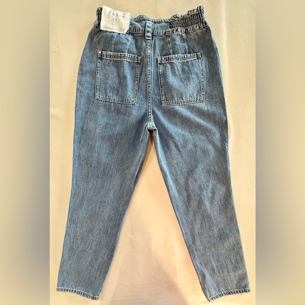 NWT PETRA153 High-Rise Paper-Bag Retro Jeans 100% Cotton (11/29) - Picture 5 of 15